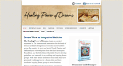 Desktop Screenshot of healingpowerofdreams.com